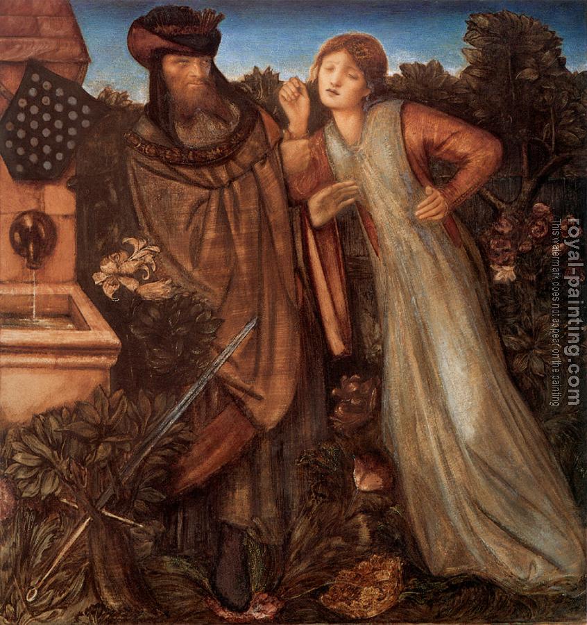 Sir Edward Coley Burne-Jones : King Mark and La Belle Iseult
